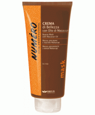 Маска для волосся з маслом Макасар і кератином-Brelil Numero Hair Professional Beauty Macassar Oil Mask 300ml Маска для волосся з маслом Макасар і кератином-Brelil Numero Hair Professional Beauty Macassar Oil Mask 300ml